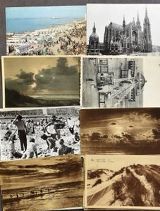 Coast and other places, all old cards (+/-1500 items)