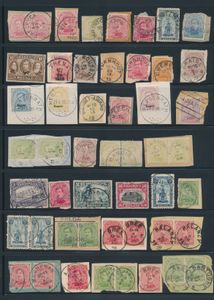 N° 135/49 Very nice accumulation with only better cancellations, vf/to be checked