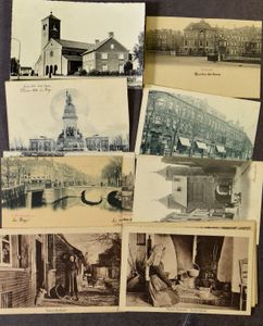 Various places and views (33 items + 1 booklet)