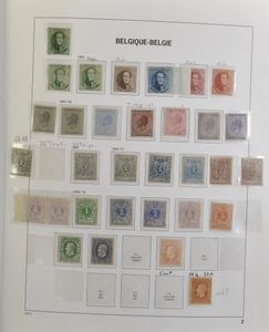 1863/1949 Collection in Davo album part I, pages 2 and 3 still well filled, but quality to be checked, from 1910 to 1949 almost complete except for the large series, varied condition **/* and sometimes regummed, many beautiful sets ** still present, vf/f/to be checked