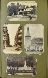Various places and views, in old album (496 items)