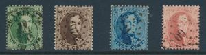 N° 13/16, complete set, various cancellations, vf (OBP €140)
