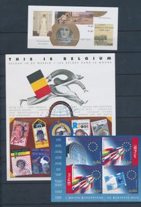 2004, BL 107/8 and 110/17, 10 souvenir sheets, vf (OBP €525)