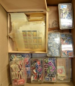Thousands of stamps from various countries in boxes, vf/f/to be checked