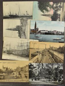 Various views, all old cards (320 items + 10 booklets)