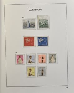 1960/2000 Collection in LX Davo album, vf