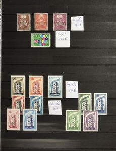 1943/2001 Very nicely arranged collection in 2 albums, mostly **, vf