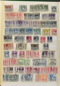 Compilation with duplicates in album and stockbook, vf/f/to be checked