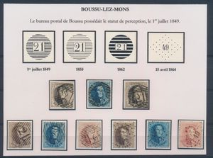 Nice accumulation from the municipality of Boussu-lez-mons, with 