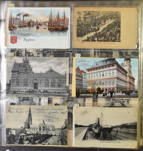 Various views, all older, various items from Hermans' early set (+/-600 items)