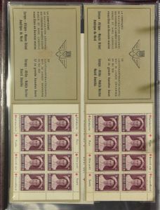 1944/2014 Collection in 3 Leuchtturm ring binders, fairly complete without souvenir sheets and booklets, but including 914A/B, vf/f