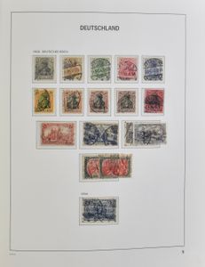 1872/1945 Sammlung in Davo-Album, darunter bessere Sätze und Blöcke, einwandfrei/schön/zu kontrollieren