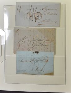 Collection of forerunners, more than 400 items, mostly after 1900, mostly foreign, several better examples with secondary stamps, vf/f