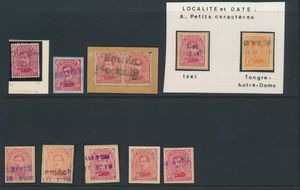 N° 135, with name stamp with date 