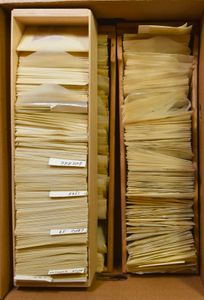 1914/1980 Classification of thousands of stamps in glassine bags, vf/f