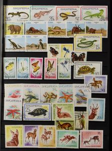 Composition with many complete sets, nice mix of mint and cancelled, vf/f/to be checked