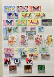 Accumulation of books from many countries, various periods in 60 stockbooks, mostly cancelled, vf/f/to be checked