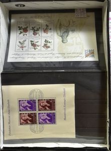 Accumulation of dozens of blocks from various countries, including Germany, Austria, many from Belgium, vf/f