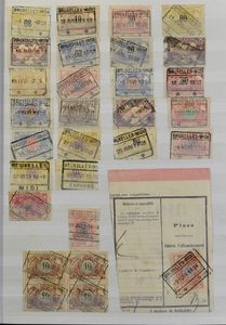 1890/1914 Collection of 294 C-cancellations Brussels and surroundings, vf