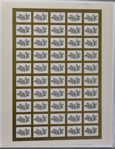 1954/1958 Aalborg Julen vaste collection en feuilles complètes avec épreuves couleur, tb