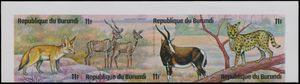 N° 672/95 ‘Animals of Africa’, imperforate in center **, vf (OBP €750)