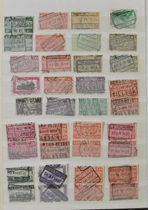 1910/1980 Collection of 1800 stamps in stockbook, for the stamp collector, vf/f