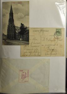 Collection of hundreds of postal items from the Mechelen, Hombeek, Heindonk, Blaasveld, etc. area, vf/f