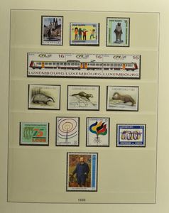 1974/2006 Almost complete collection in 2 Lindner albums, including souvenir sheets, vf