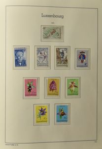 1959/1999 Complete collection in Leuchtturm album, vf
