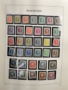 1894/1988, 2 Davos from 1920 almost complete with, among others, 1st Orval *, Cross of Lorraine *, Jubilee series *, 2-panels *, Bruges *, etc., vf/f/to be checked