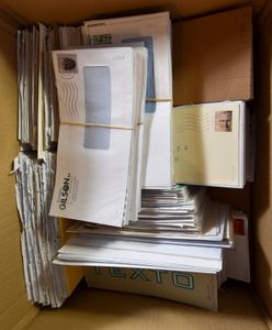 2008/2024, +/-1600 envelopes, large majority after 2008 with many Belgian numbers, f/to be checked