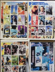 Large commercial stock of souvenir sheets on various subjects, tens of thousands of items, vf