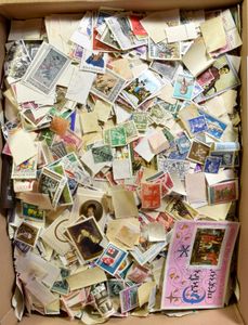 Thousands of detached stamps from various countries, vf/f/to be checked