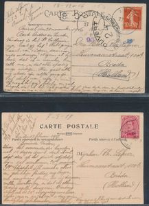 1915/1918 Accumulation of 24 cards PMB/BLP from or to Belgian soldiers in 