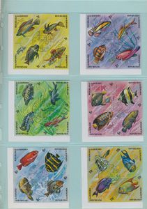 1965/1974 Collection imperforate material cancelled/mint, nice theme in blocks or in block of 4, vf/f
