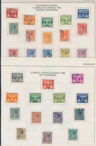 1925/1930 Complete collection of postage stamps (except n° 32) on sheets, vf (NVPH €800.75)