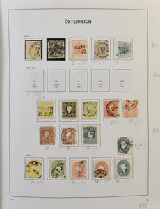 1850/2001 Collection in 2 Davo albums including better sets from the 1930s, Hitler overprints, vf/f