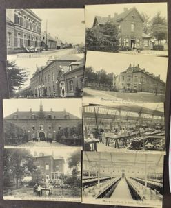 Merksplas, beautiful set by J. Evrard (16 items)