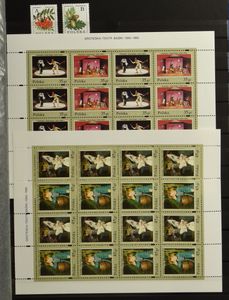 1918/very modern, collection in album and 2 stockbooks including years 1920s *, small sheets, combinations modern **, vf/f/to be checked