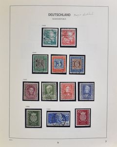 1946/2012 Fairly complete collection in 2 Davo albums, mostly very nicely cancelled, vf