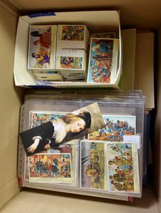 MISCELLANEOUS: Various items, including church booklets, newspapers, etchings, holy pictures, chromolithographs