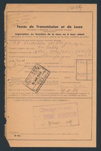 Lot restant de lettres de voiture dans une grande boîte en grande quantité avec des cachets ferroviaires privés (sans timbres), à partir de 1928 également des documents douaniers, à vérifier pour le chercheur de cachets, tb/b/à voir