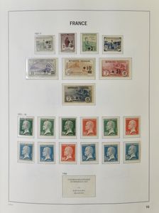 1853/1997 Collection in 6 albums with better stamps, booklets, vf/f/to be checked