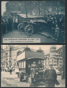 Les troubles d'Anvers, arrival of the English rats and subsequent election (12 items)