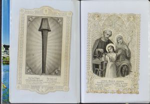 Devotional, lace prints, in folder (24 items)