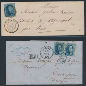 Small collection of classic medallions (perforated and imperforated), 11 items, various locations, various charges, vf/f