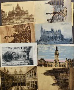 Various places, including Antwerp, Bruges, Ypres, Diksmuide and Ghent (850 items)