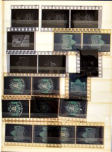 Oscar Bonnevalle, collection of photo negatives and designs/ essays, of various domestic and foreign issues, including nice theme, in 3 stockbooks, vf