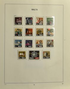 Malte et ONU Genève, restes dans 2 albums, tb/b/à voir