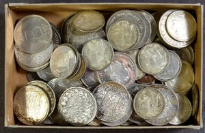COINS: Mainly Belgium, all periods (+/-1600 g pure silver)